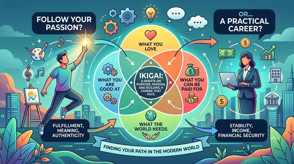 Should You Follow Your Passion A Debate on Purpose, Ikigai, and Building a Career That Pays